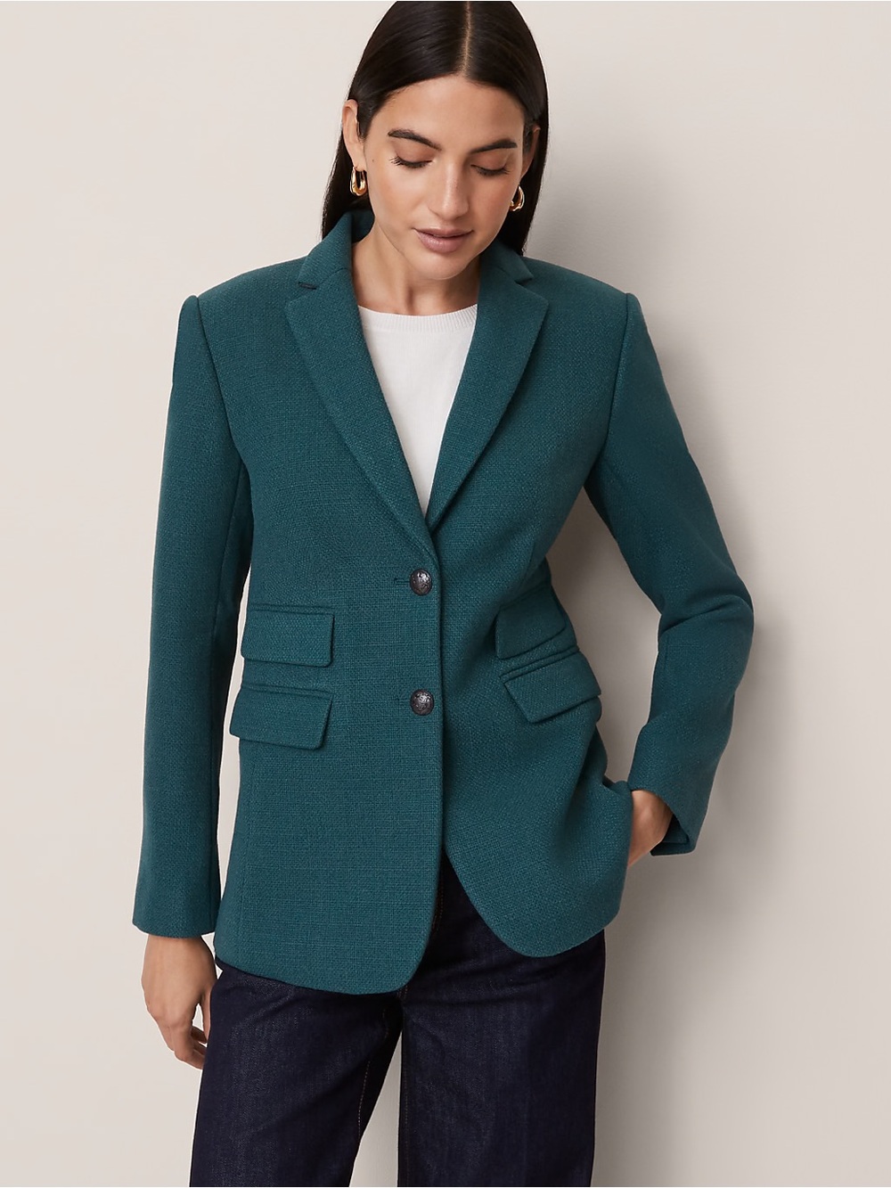 Ann Taylor The Greenwich Blazer Size 18